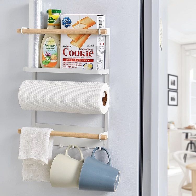 Magnet fridge spice rack : ชั้นวางแม่เหล็กติดผนังตู้เย็น