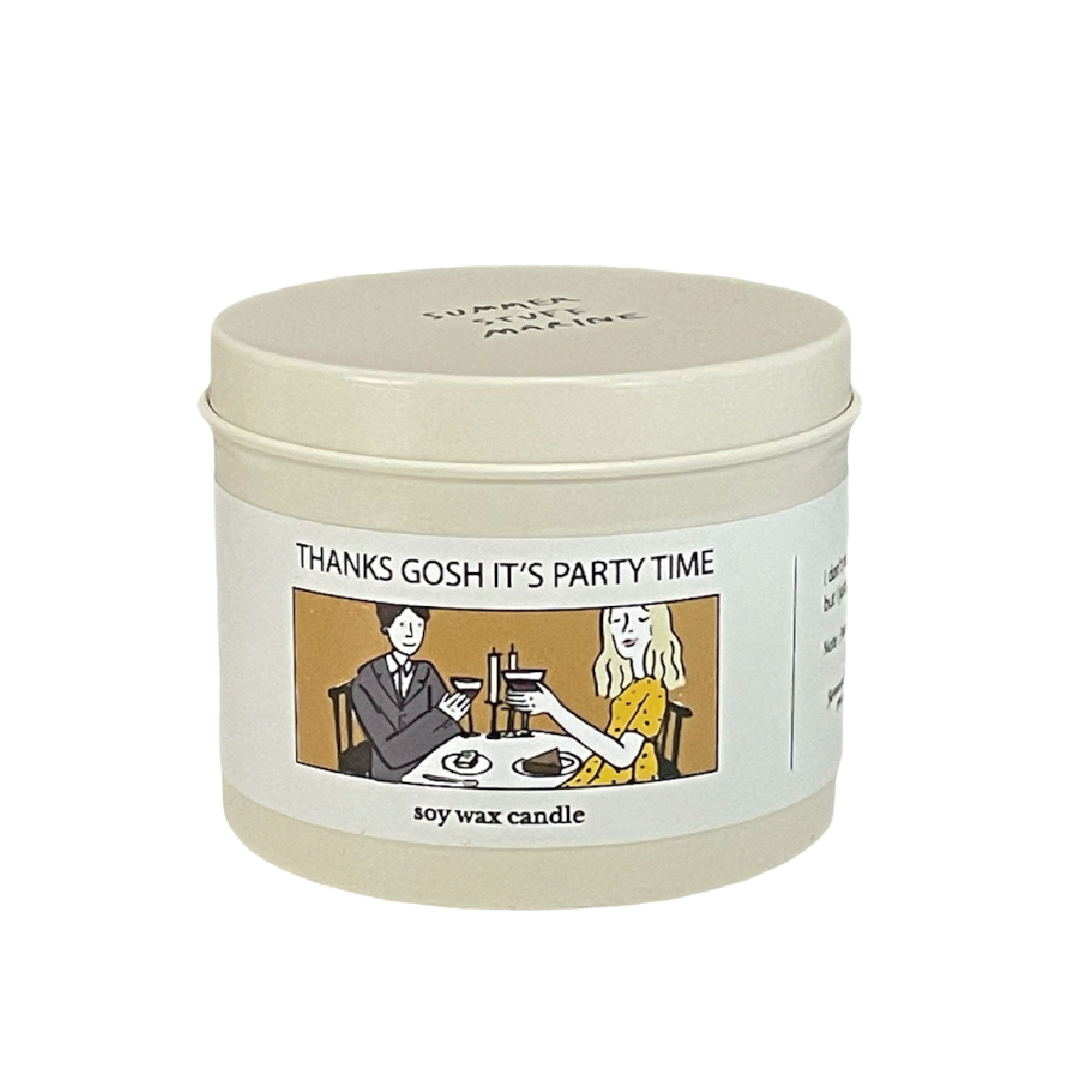 Summerstuff.marine - SOY WAX CANDLES กลิ่น THANK GOSH IT'S PARTY TIME (180 g) - เทียนหอมไขถั่วเหลือง