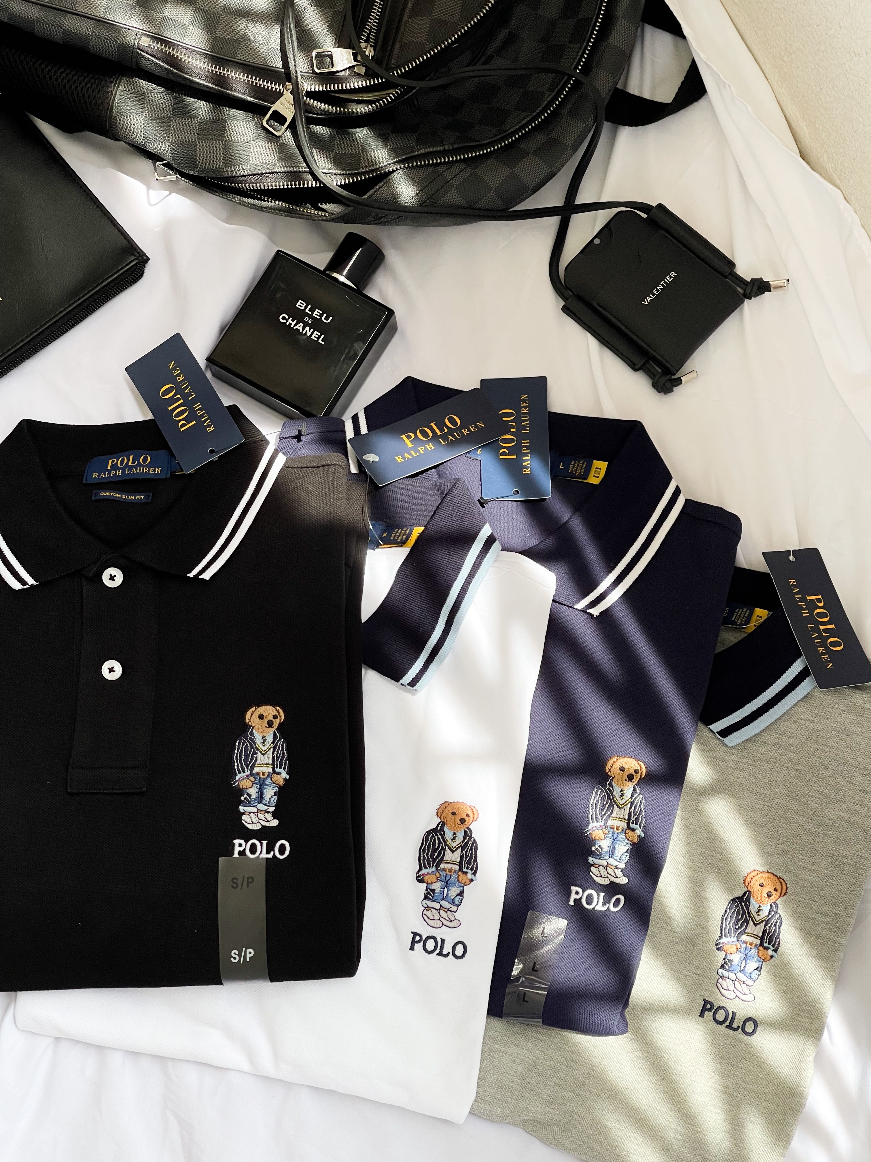 Ralph lauren bear mesh polo