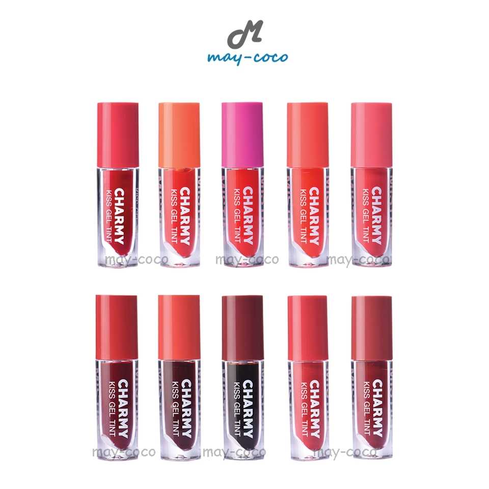 ลิป Mistine Charmy Kiss Gel Tint ลิปมิสทีน มิสทีน ชาร์มี่คิส เจลทินท์ ลิปจุ่ม ปากฉ่ำ ทินท์ ทิ้นท์