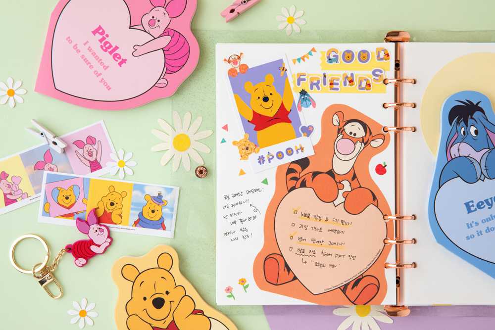 ( พร้อมส่ง ) Winnie the Pooh Memo Pad กระดาษฝากข้อความ
