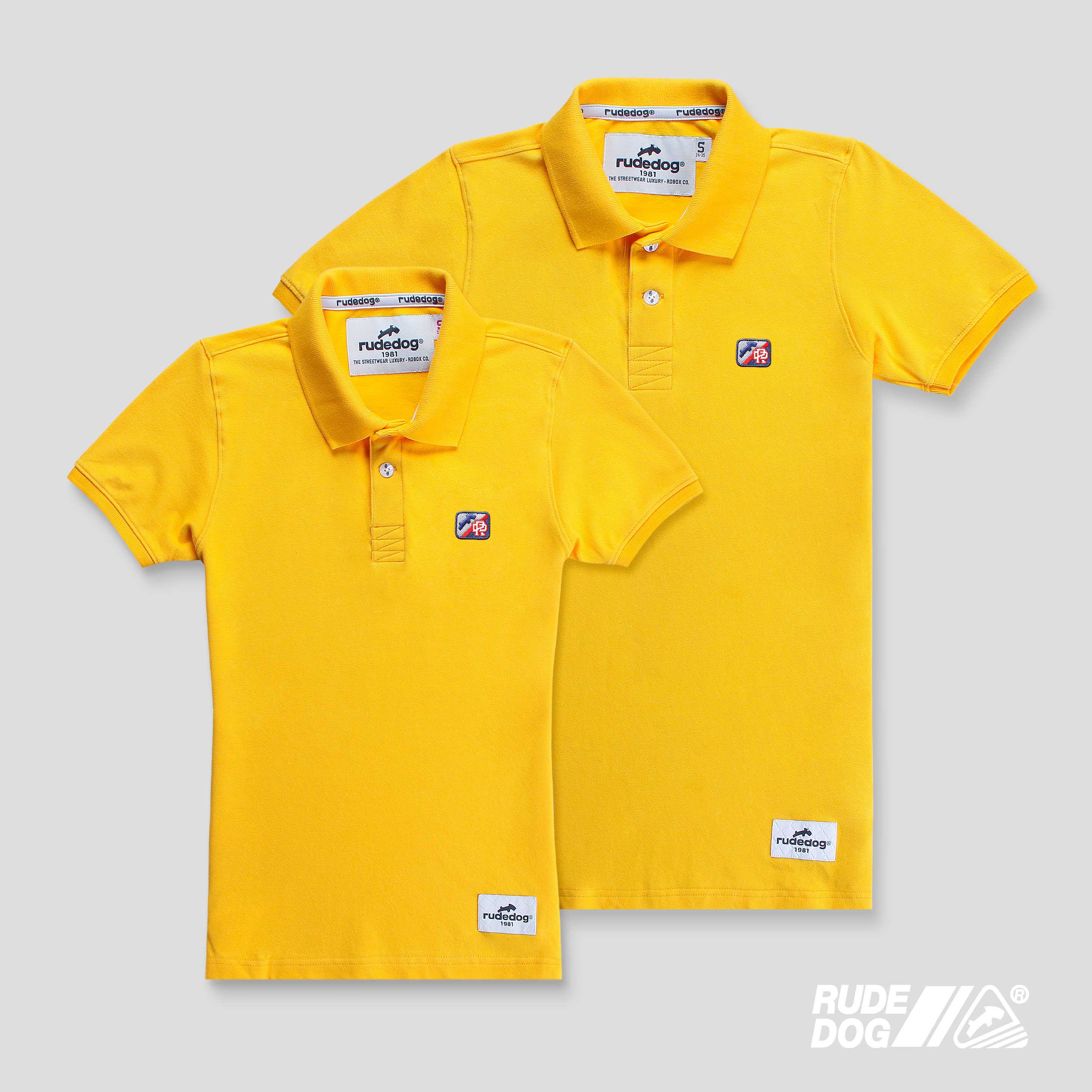 Sale  ล้างสต็อก  Rudedog เสื้อโปโล รุ่น Rectangular