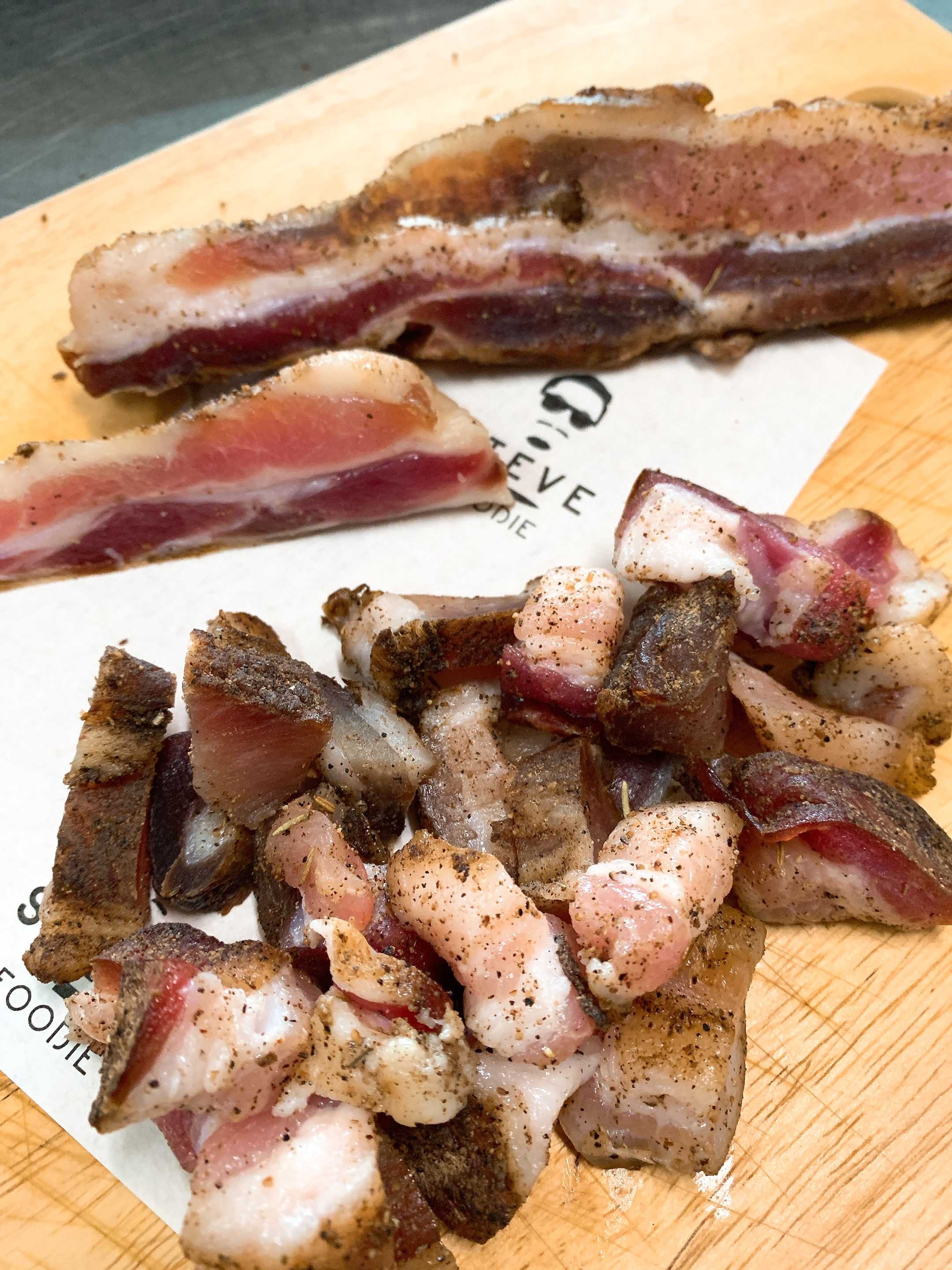 Diced Smoked Bacon / เบคอนหมูรบควันหั่นเต๋า