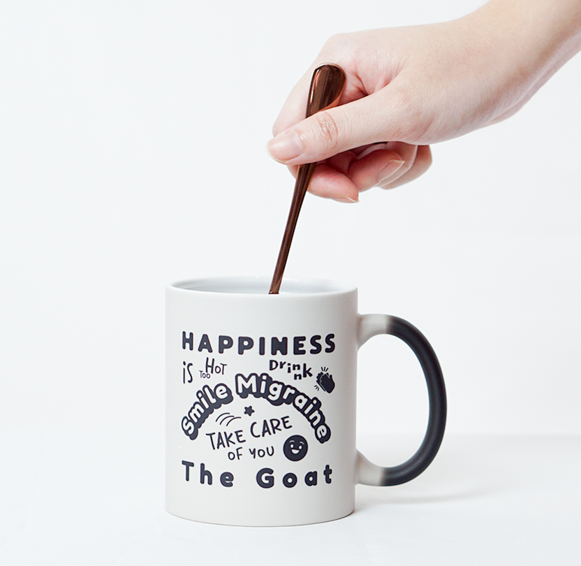 รูปสินค้า Smile Migraine Mug 11oz. I แก้วน้ำเปลี่ยนสี Smile Migraine รูปที่ 4