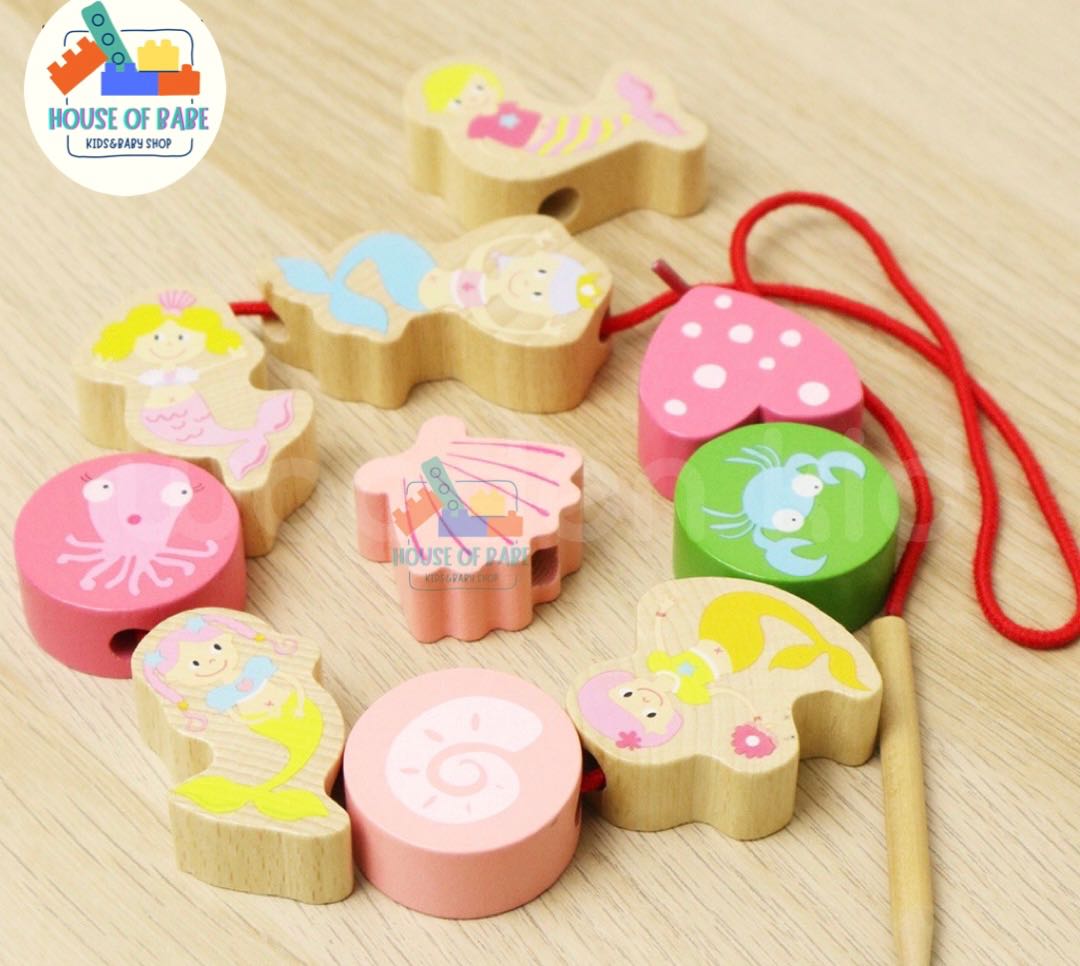 Set ร้อยเชือกรูปสัตว์น้ำ