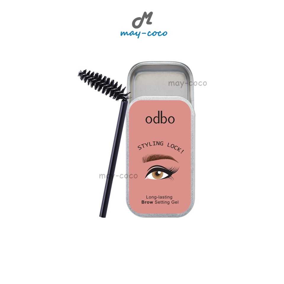 เจลปัดคิ้ว ODBO Styling Lock Long Lasting Brow Setting Gel คิ้วตั้ง คิ้วฟู แว็กซ์ปัดคิ้ว