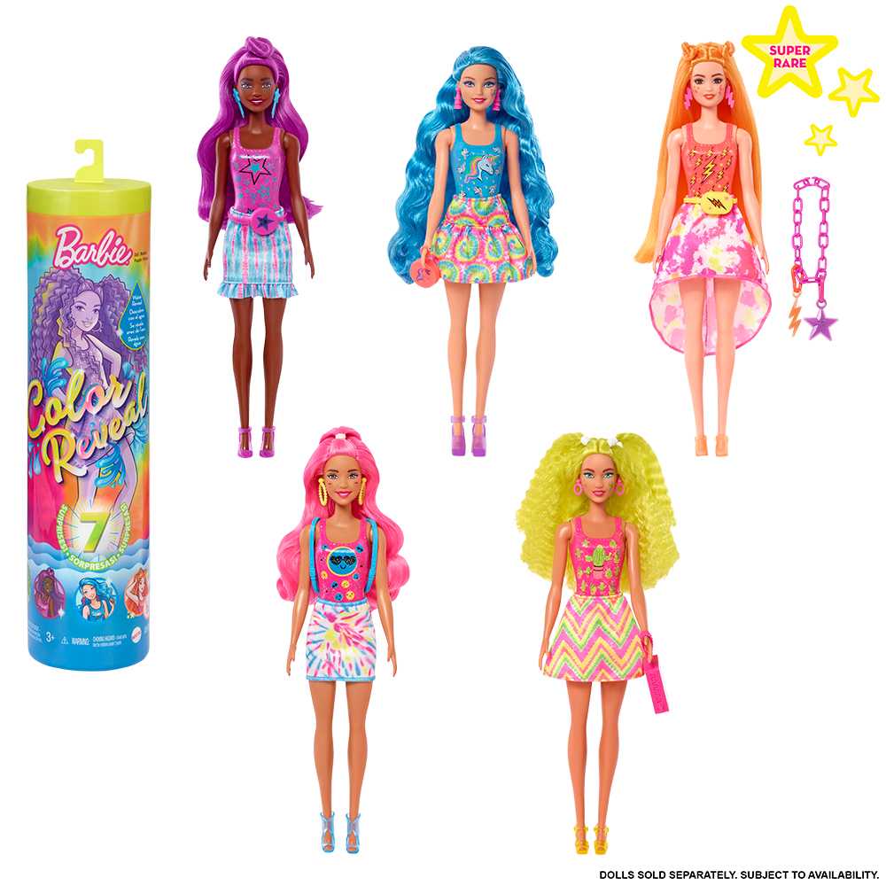 Barbie Color Reveal Series 11 Neon Barbie Assortment (HCC67)