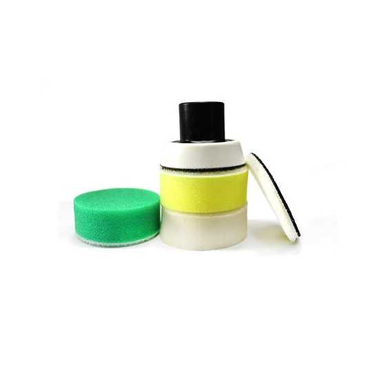 Maxshine Foam Polishing & Backing Plate KIT ชุดฟองน้ำขัดสีรถ พร้อมแป้นจับฟองน้ำ