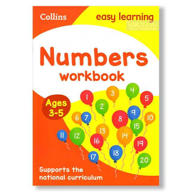 COLLINS EASY LEARNING PRESCHOOL:NUMBERS WORKBOOK AGES 3-5 (9780008151553)