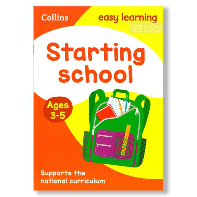 COLLINS EASY LEARNING PRESCHOOL:STARTING SCHOOL AGES 3-5  (9780008151591)