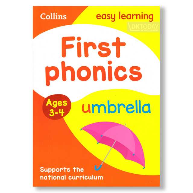 COLLINS EASY LEARNING PRESCHOOL:FIRST PHONICS AGES 3-4 (9780008151638)
