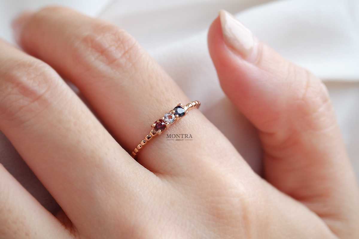 [Pre-Order] แหวนพลอยแท้เสริมดวง แหวนเงินแท้ S925 by Montra Jewelry