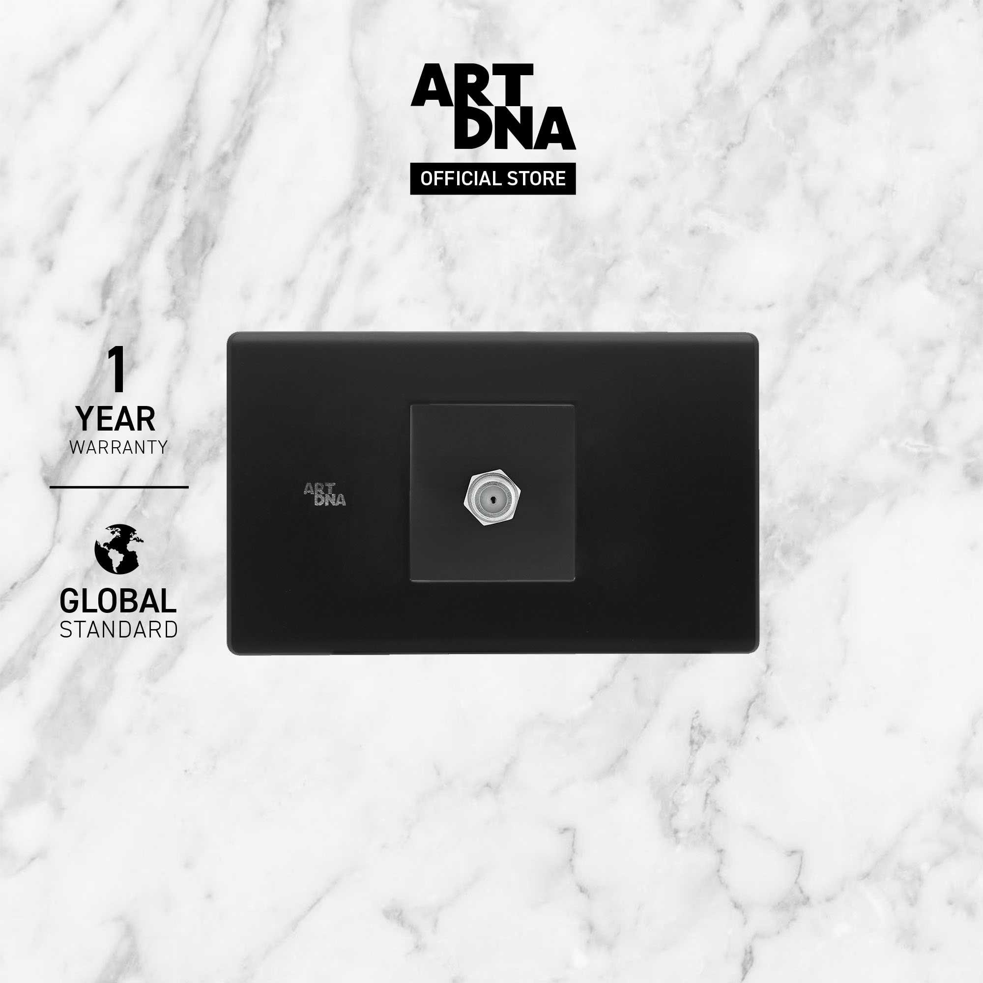 ART DNA รุ่น C3 Satellite Size M สีดำ design switch สวิตซ์ไฟโมเดิร์น สวิตซ์ไฟสวยๆ ปลั๊กไฟสวยๆ