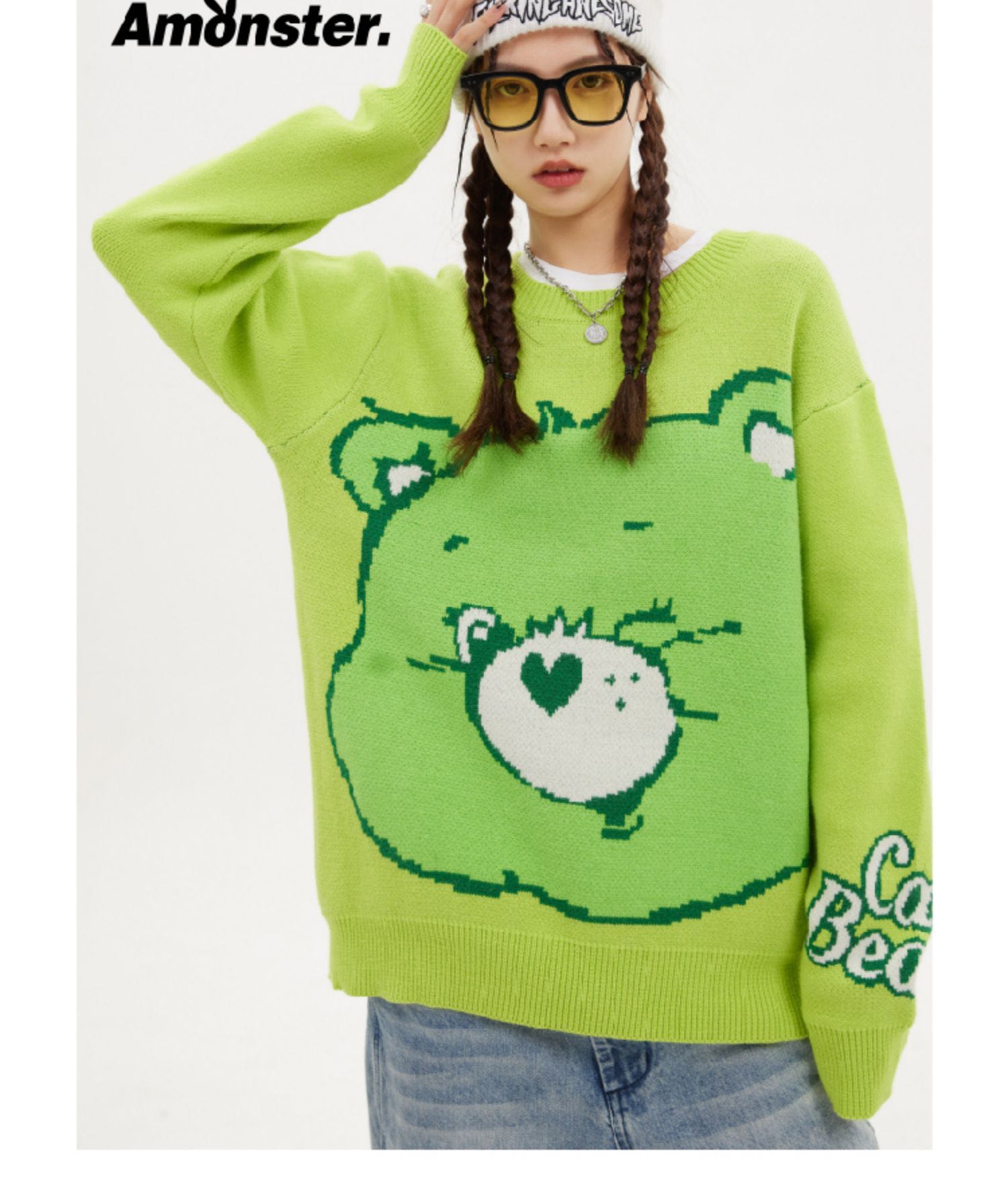 [Pre] AmonsterXCarebears เสื้อสเวตเตอร์ไหมพรม