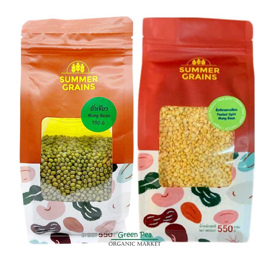 ถั่วเขียว เต็มเมล็ด / ซีก(เลาะเปลือก)  เมล็ดถั่วเขียว Summer grians บำรุงตับ Mung bean อาหารยอดฮิต