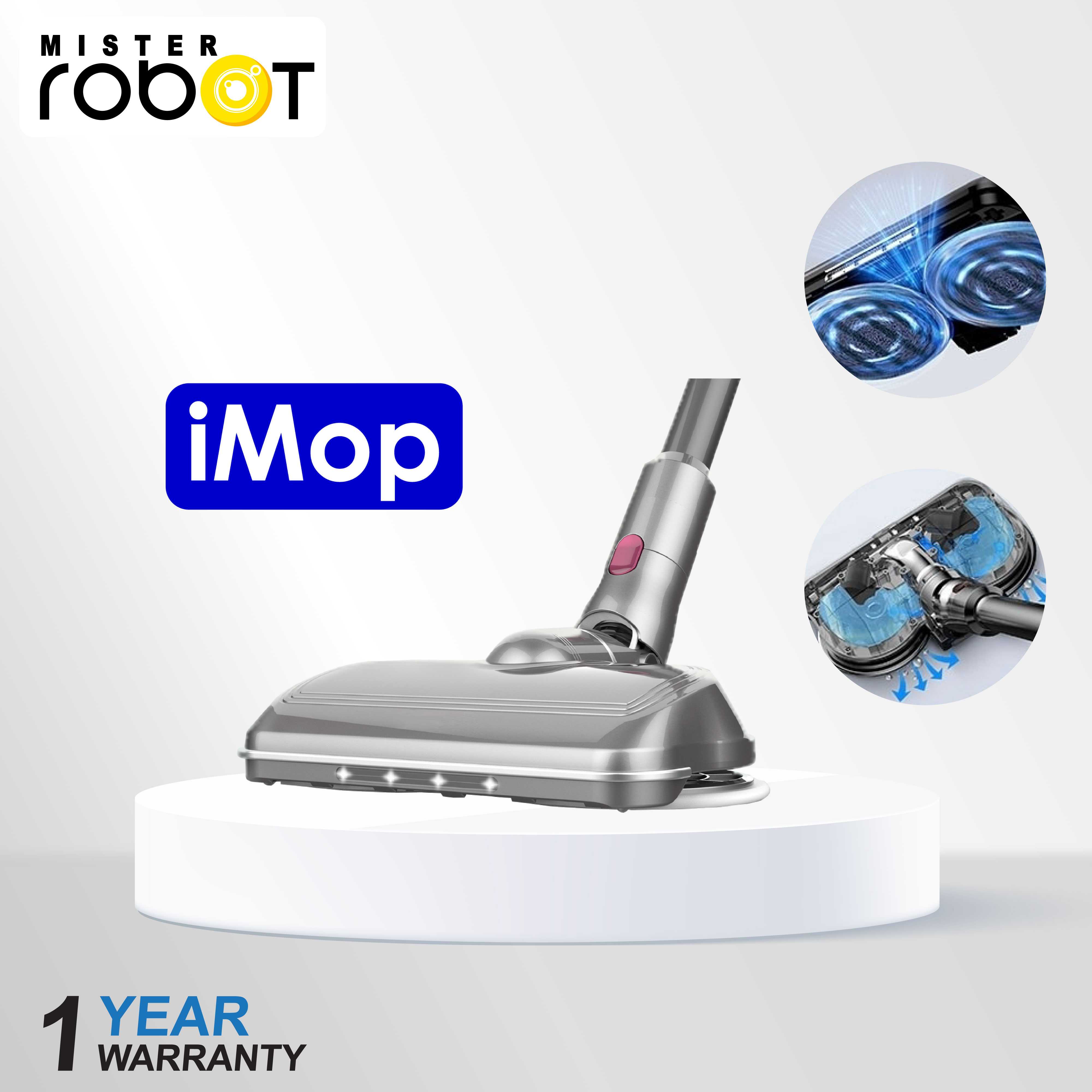 อุปกรณ์เสริมหัวขัดพื้น iMOP KIT 3IN1 ดูด ขัด ถู ในตัวเดียว
