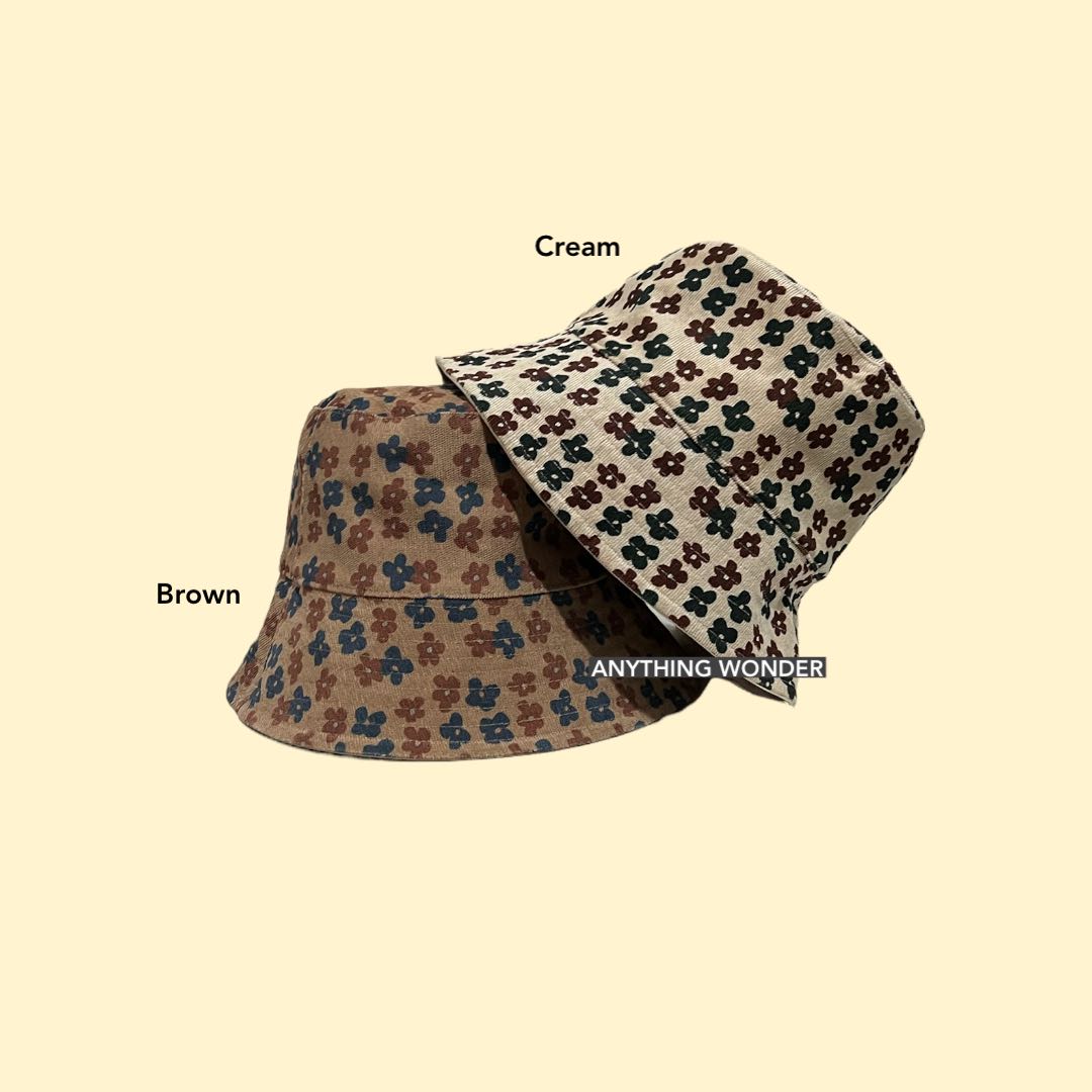 Floral Bucket Hat H019 หมวกบัคเก็ต