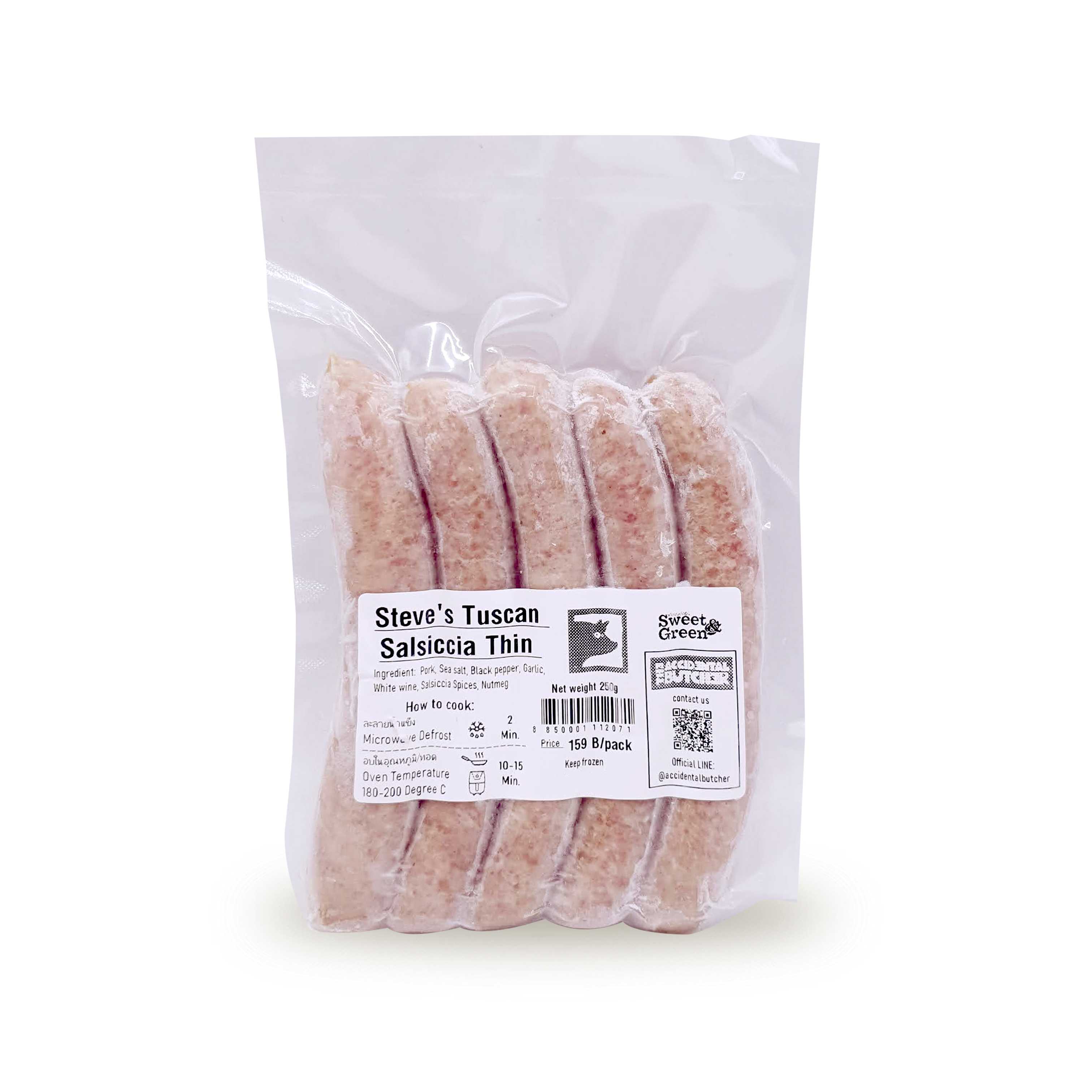 TAB Steve's Tuscan Salsiccia Thin 250g. BBF  06/08/2025