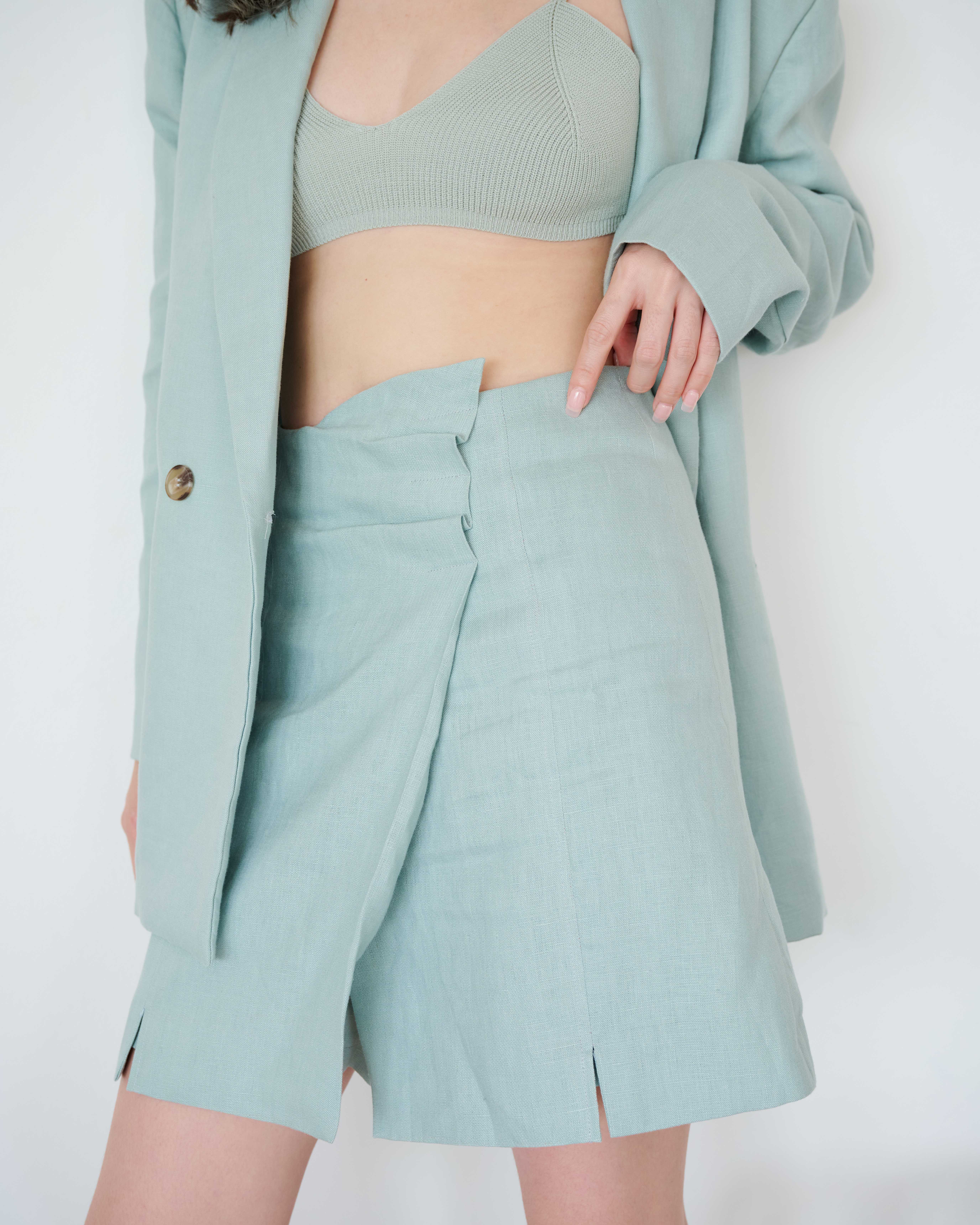 SUUBE Pony Skirt - Sage green