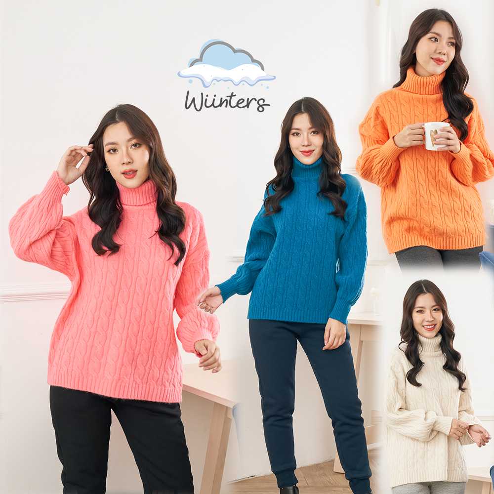 [ Charlotte Sweater ]​ เสื้อไหมพรม เสื้อคอเต่า