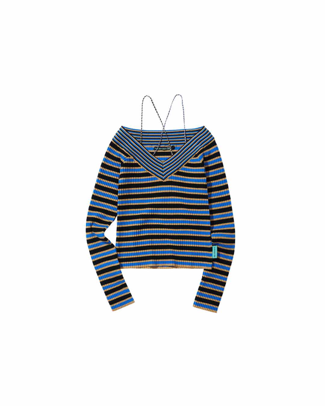 Andersson Bell | Nina Stripe Off-Shoulder Top
