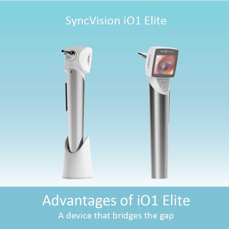 SyncVision ชุดตรวจหูพร้อมกล้องดิจิตอล Digital Otoscope รุ่น iO1 Elite (รับประกัน 1 ปี)