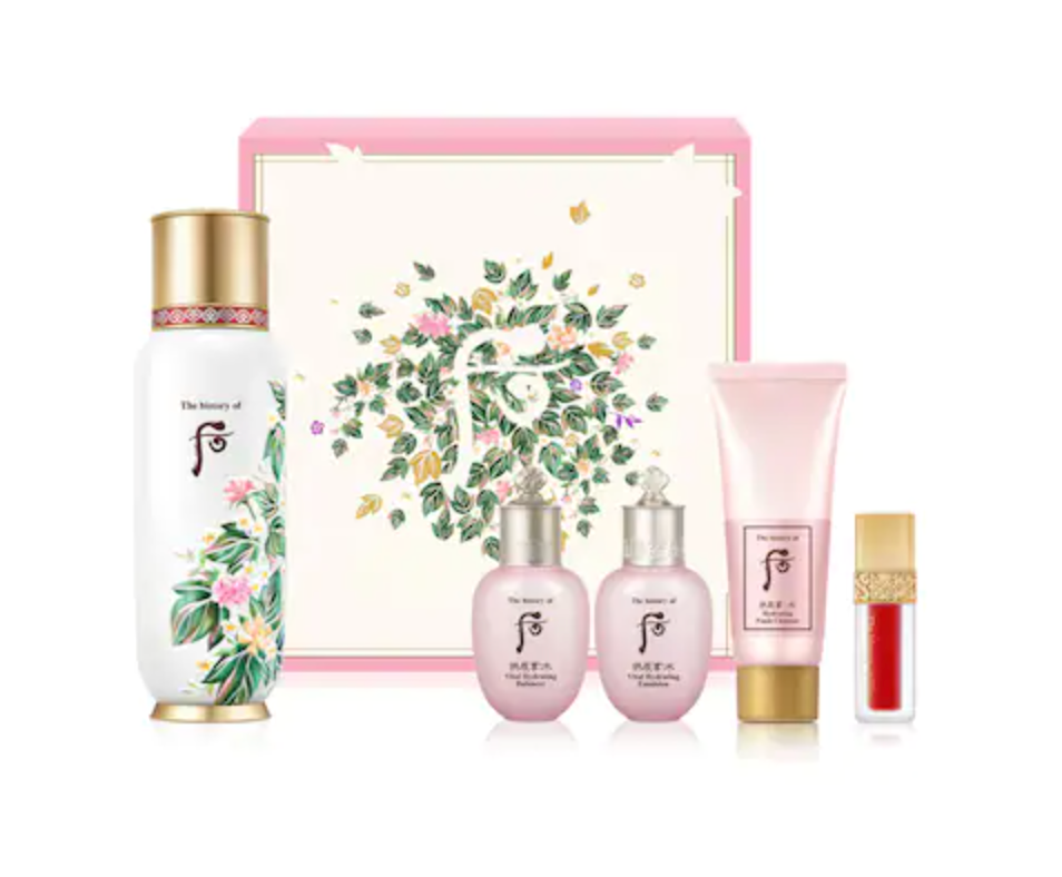 The History of Whoo First Moisture Anti-aging Essence Set 2022 (เซ็ทสีชมพู)