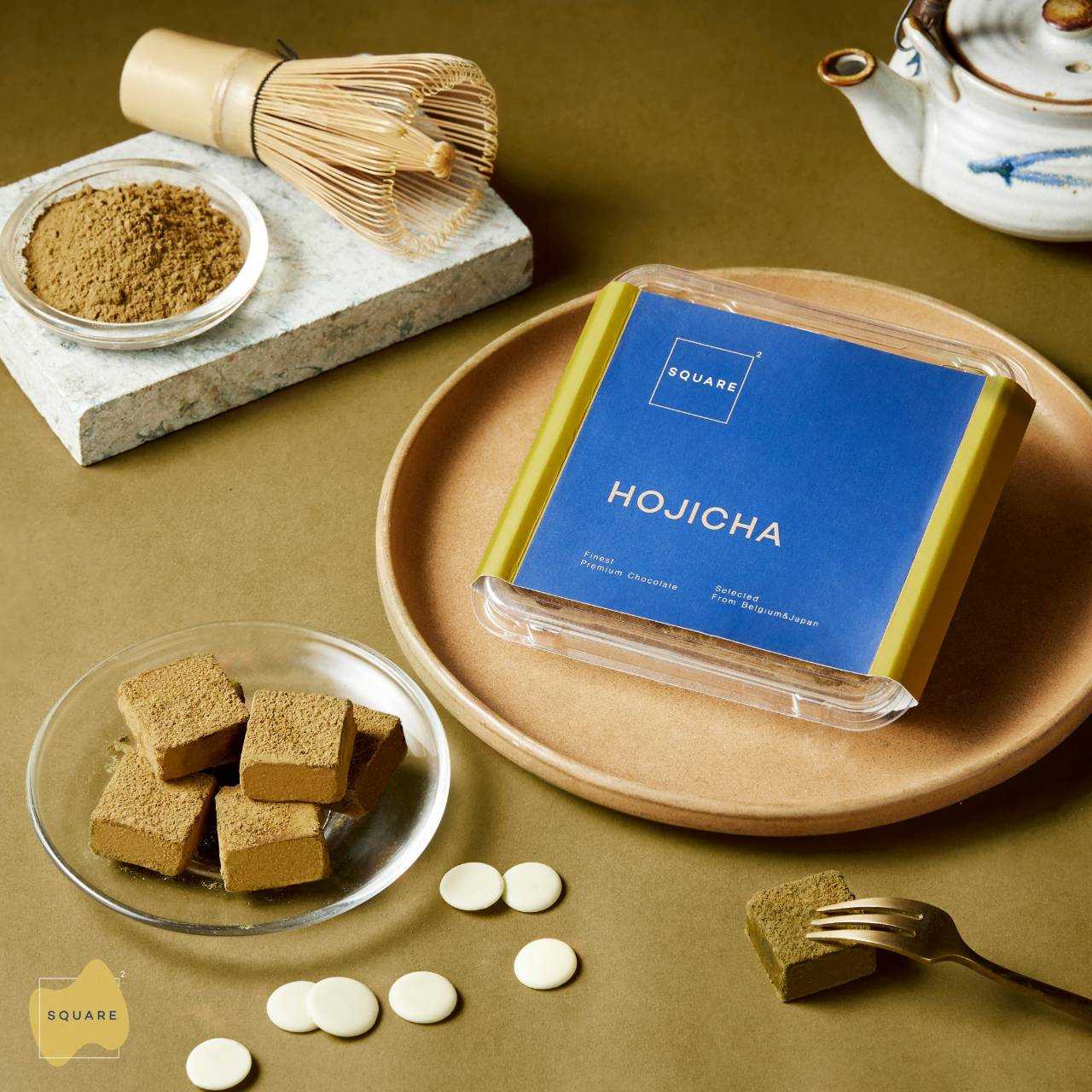 SQUARE2 Nama Chocolate Hojicha