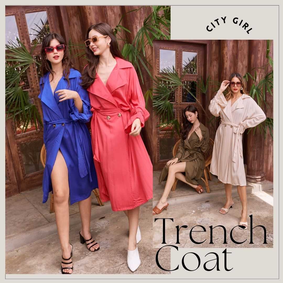 Dress Trench Coat 5สี