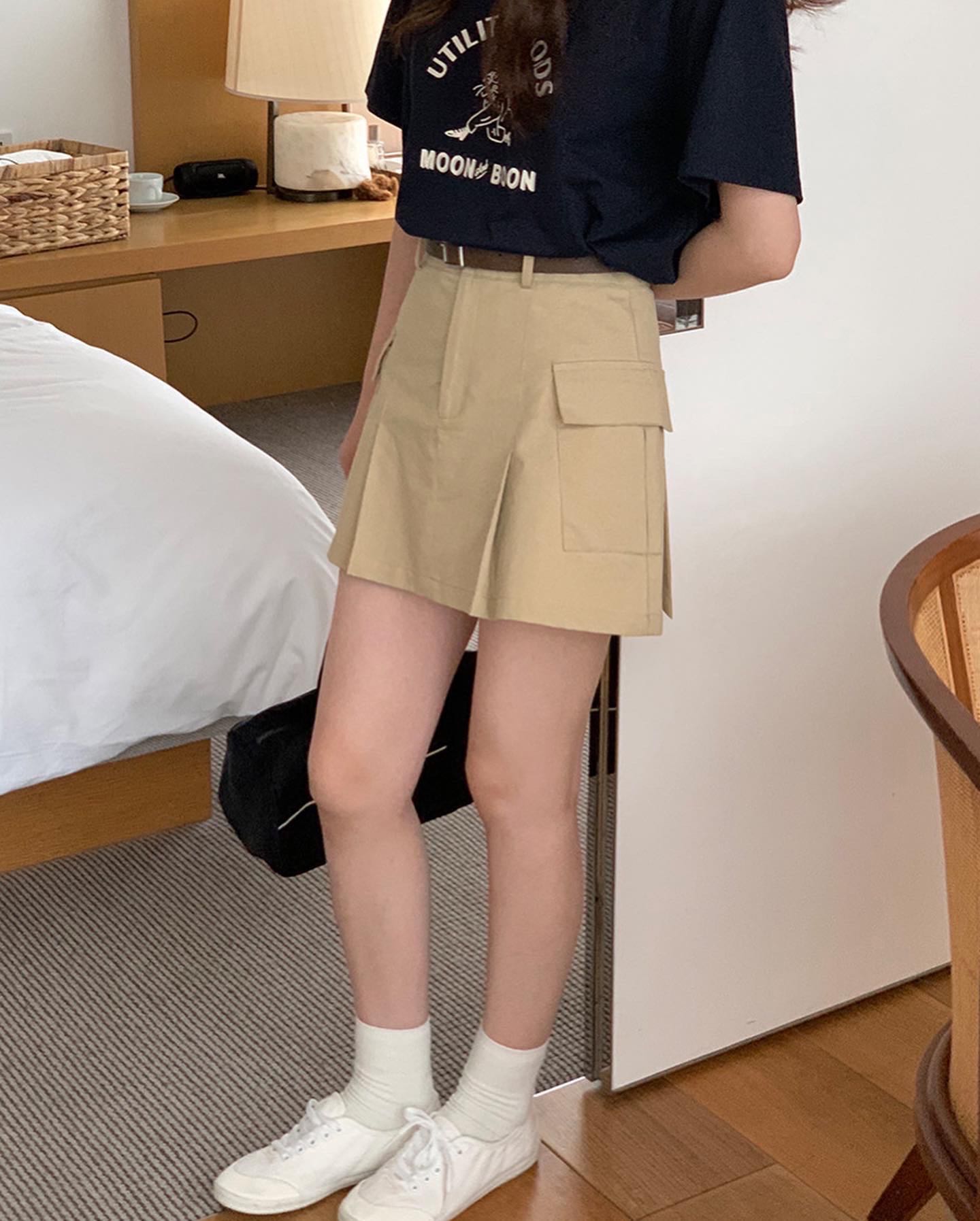 Melyn cargo skort [pre order]