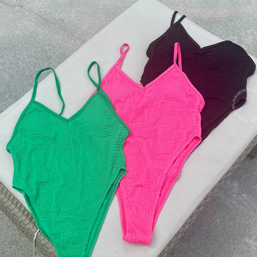 Onepiece High cut Textured