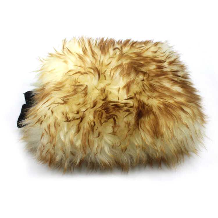 ถุงมือล้างรถ ขนหนานุ่ม ขนแกะแท้ 100% - Maxshine Lambswool Wash Mitt