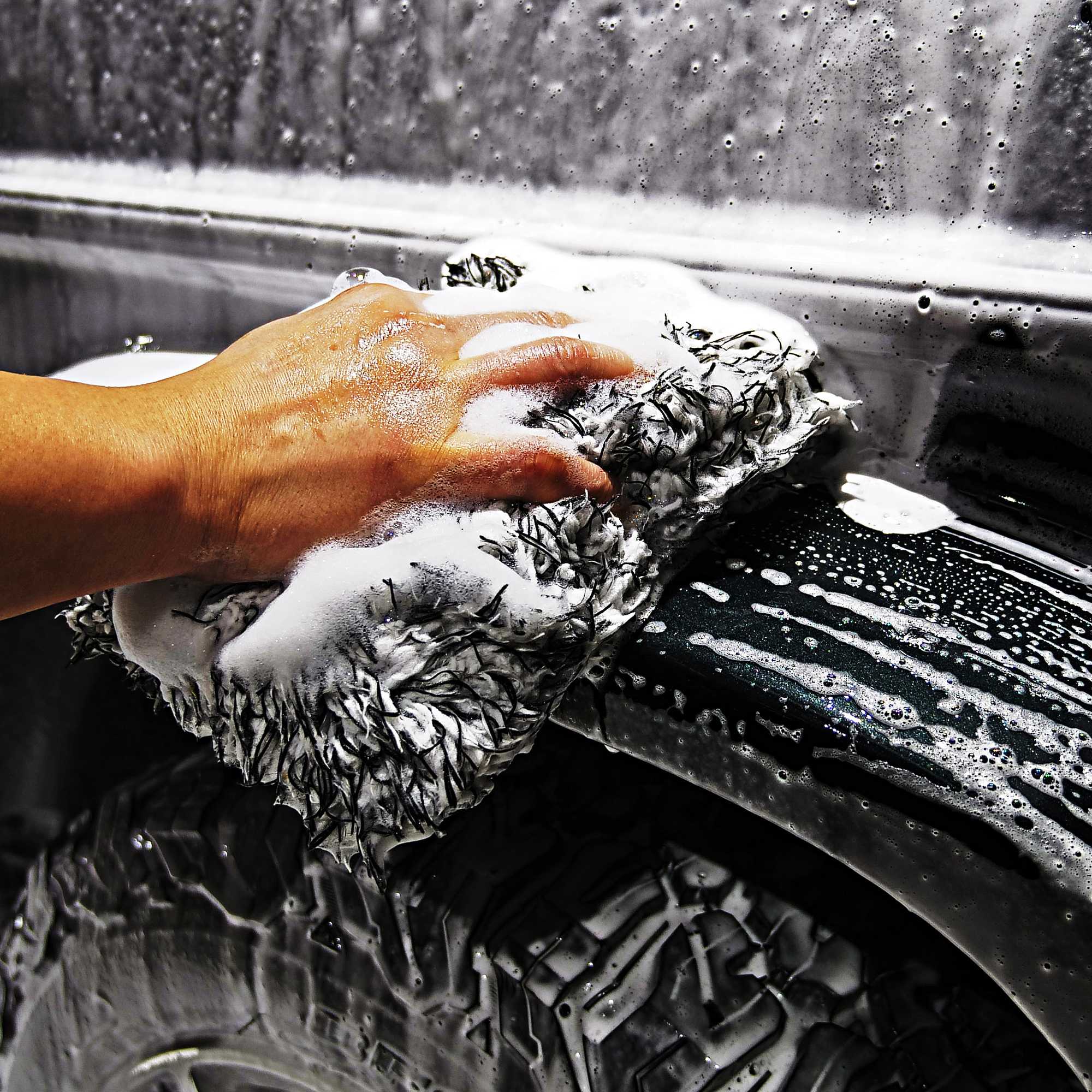 ฟองน้ำล้างรถ ฟองน้ำล้างรถไมโครไฟเบอร์ ล้างรถ - Maxshine Ultra-Plush Microfiber Car Wash Mitt