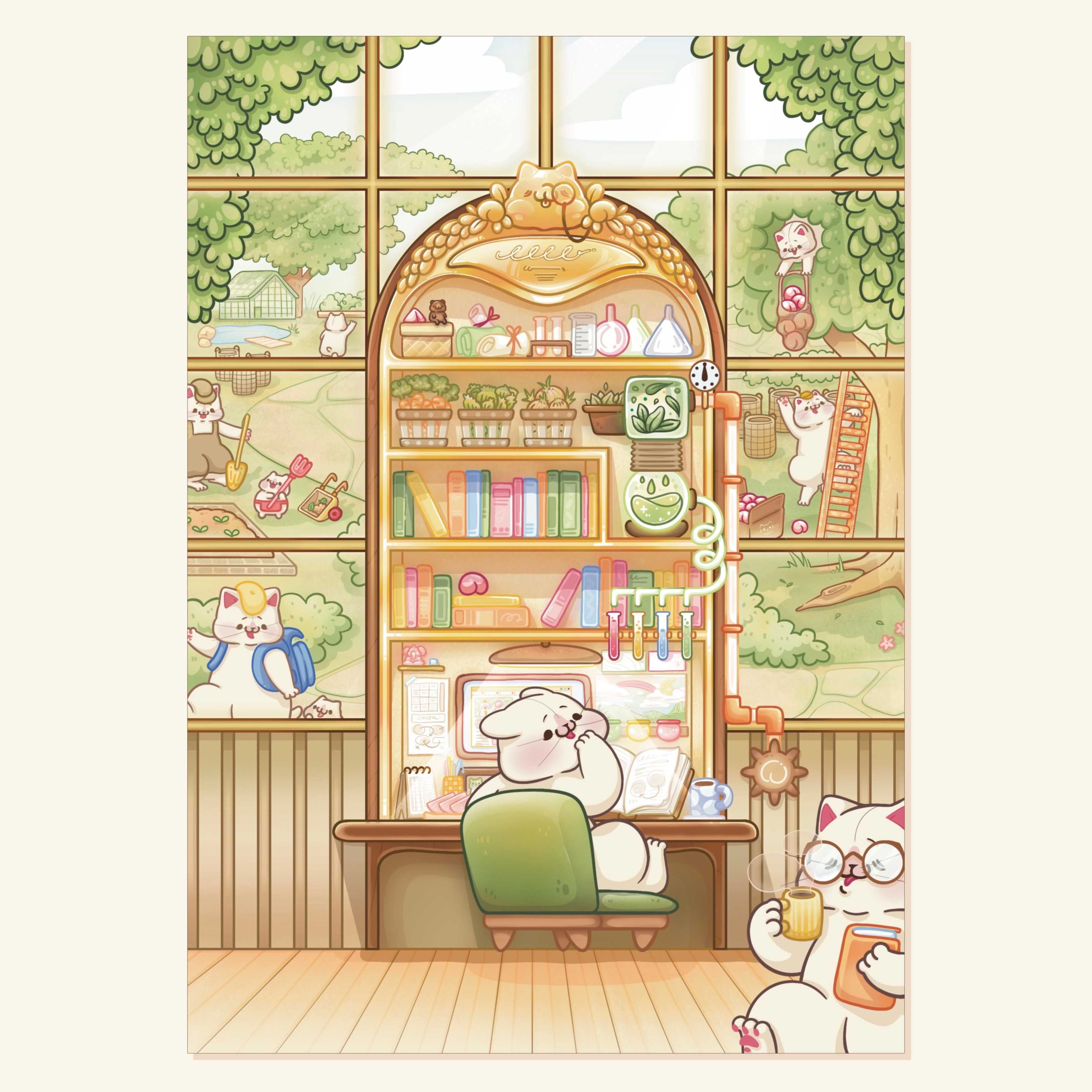 A6 POSTCARD - NOOD'S DESK
