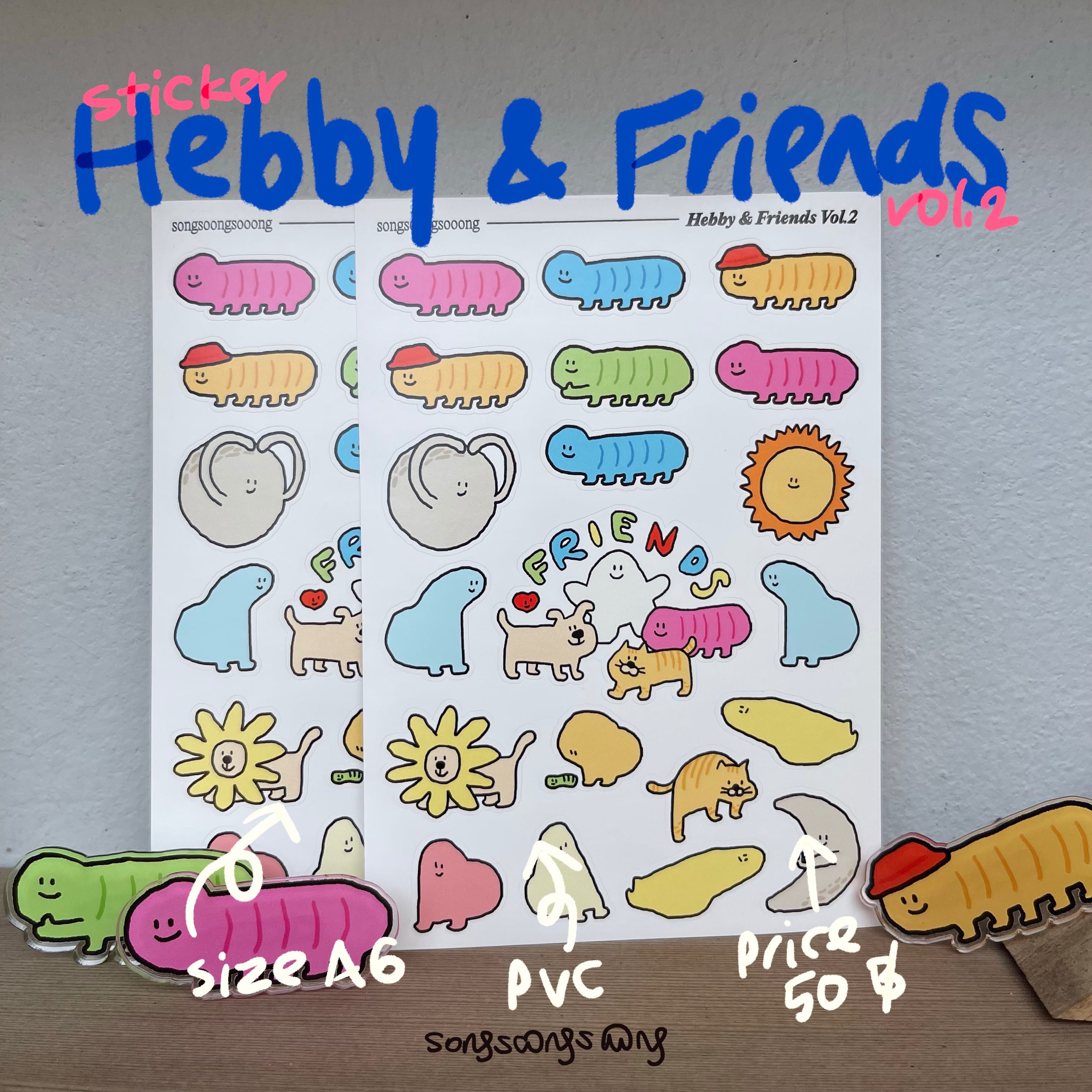 Hebby&Friends sticker Vol.2