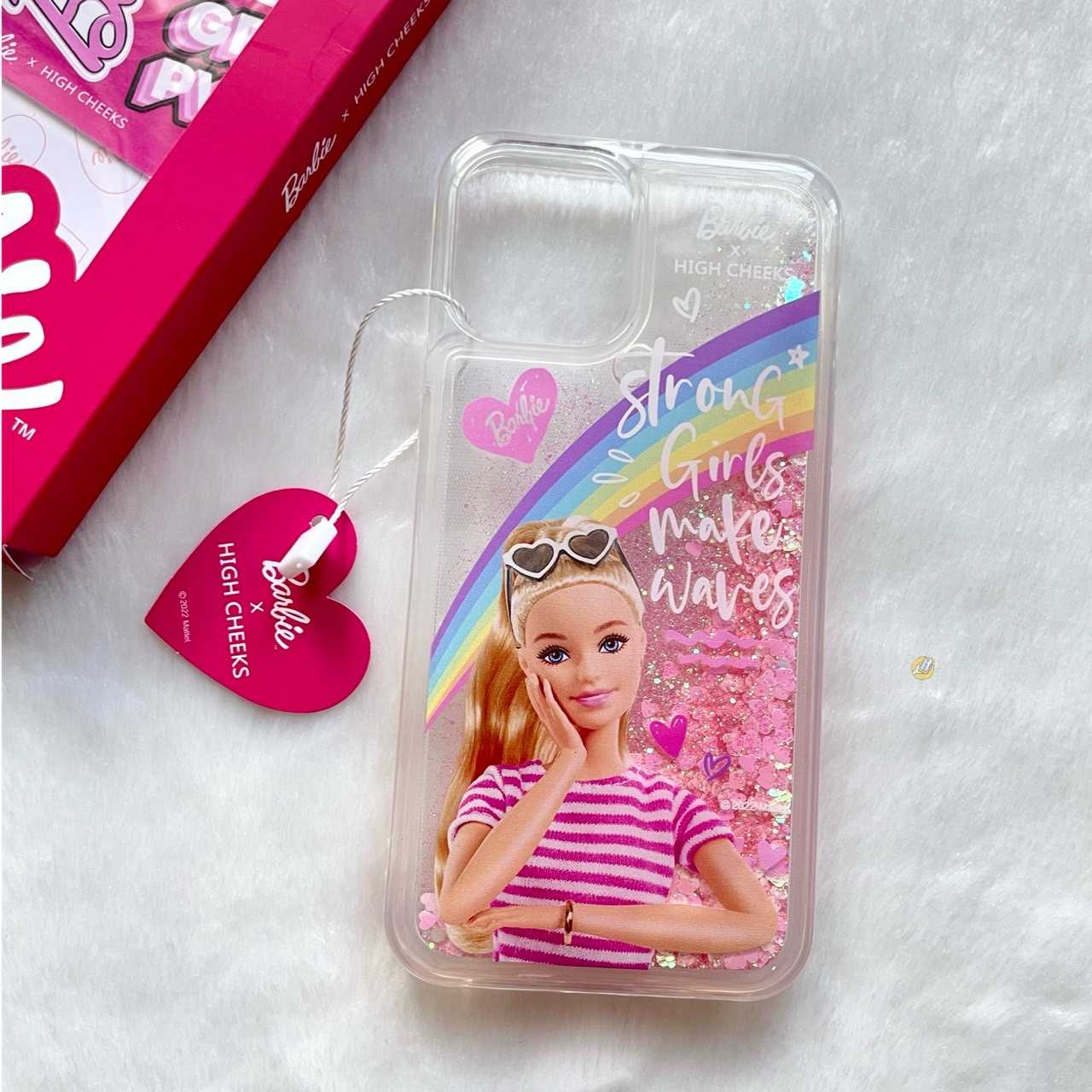 พร้อมส่ง i12/12 Pro Highcheeks Barbie glitter case