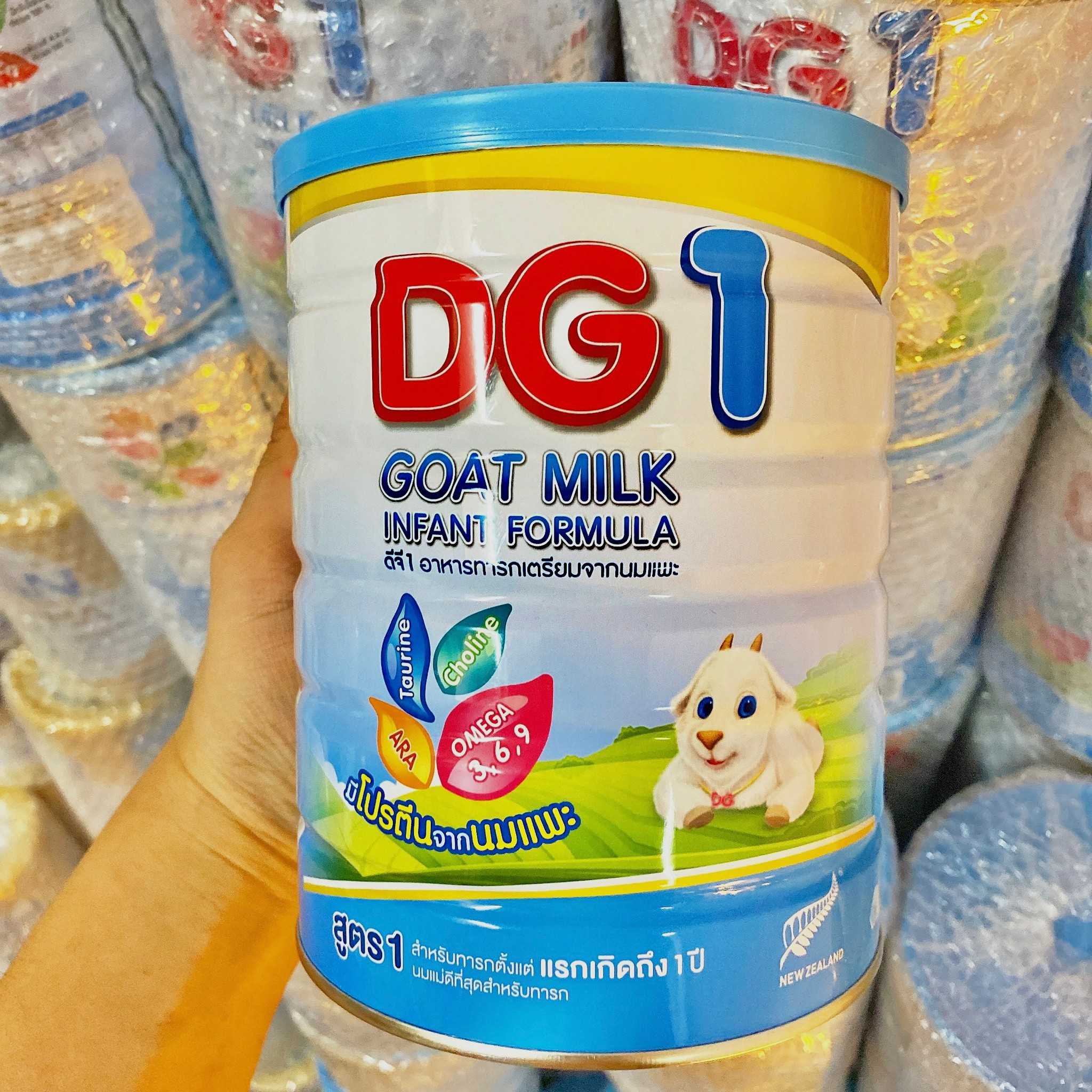 DG 1 800 g นมแพะ ดีจี สูตร 1 ขนาด 800 กรัม 1 กระป๋อง