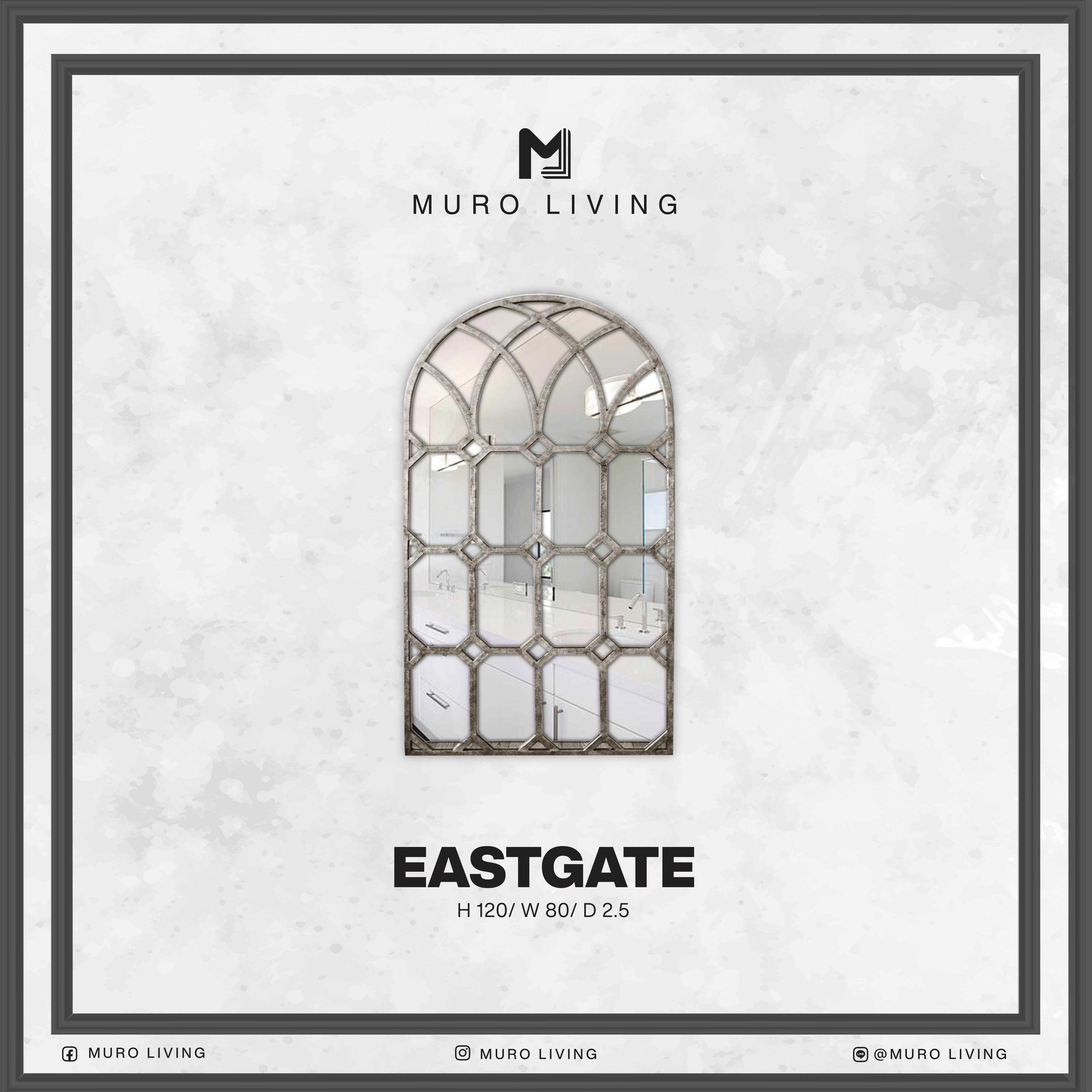 กระจกตกแต่งผนังดีไซน์ Muro Living รุ่น EASTGATE