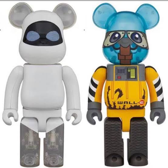 Bearbrick Eve & Wall-E  (set of 2) 400%