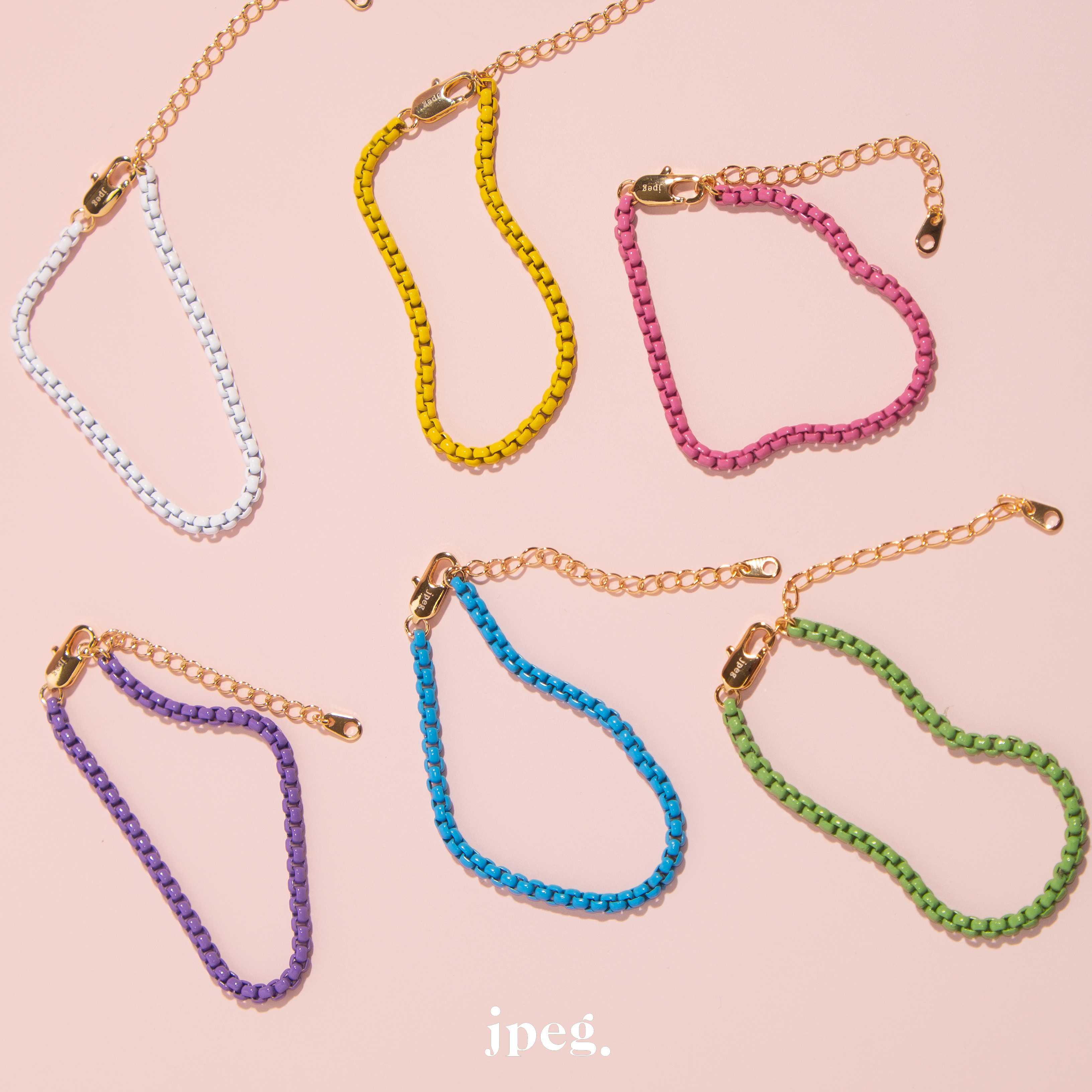 mercy chain bracelet (enamel)