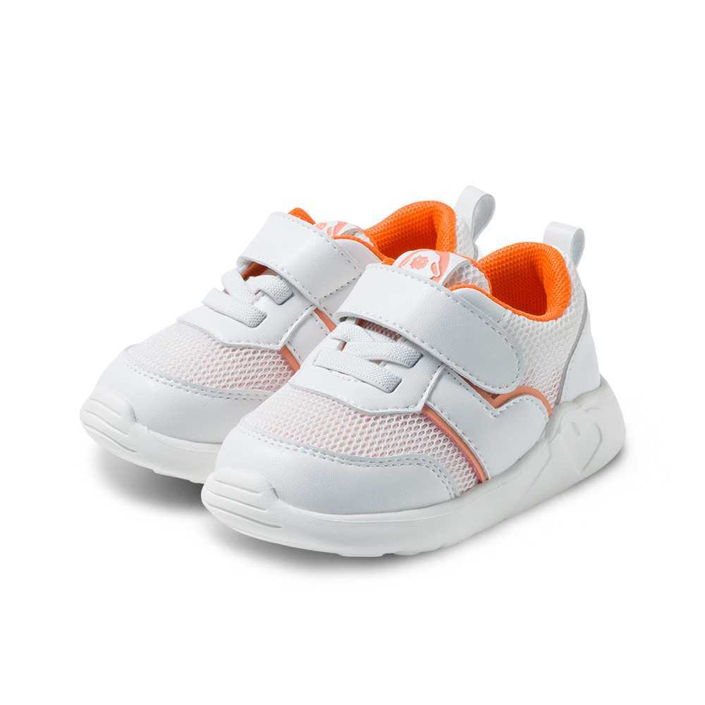 รองเท้าผ้าใบ (BBA221108) สีส้มขาว Spring2022