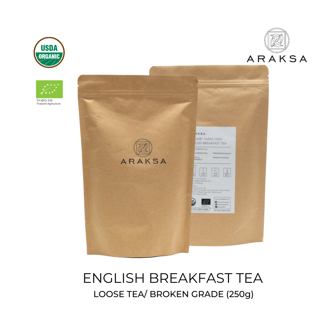 Yarmchao English Breakfast Tea : Big pack 250gชาอิงลิช เบรกฟาสต์ ออร์แกนิค แบบบรรจุถุง 250กรัม