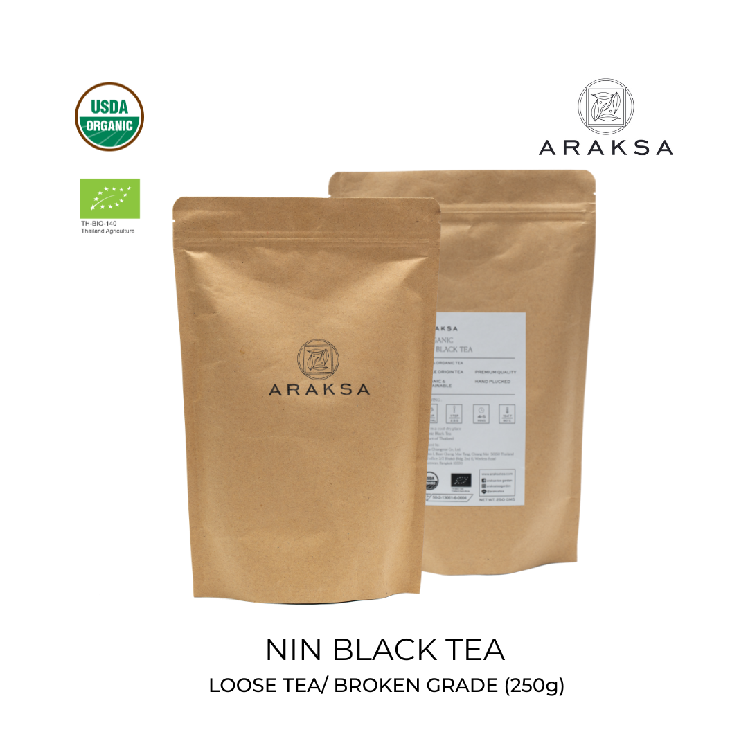 Nin Black Tea: Big pack 250g ชาดำออร์แกนิค แบบบรรจุถุง 250กรัม
