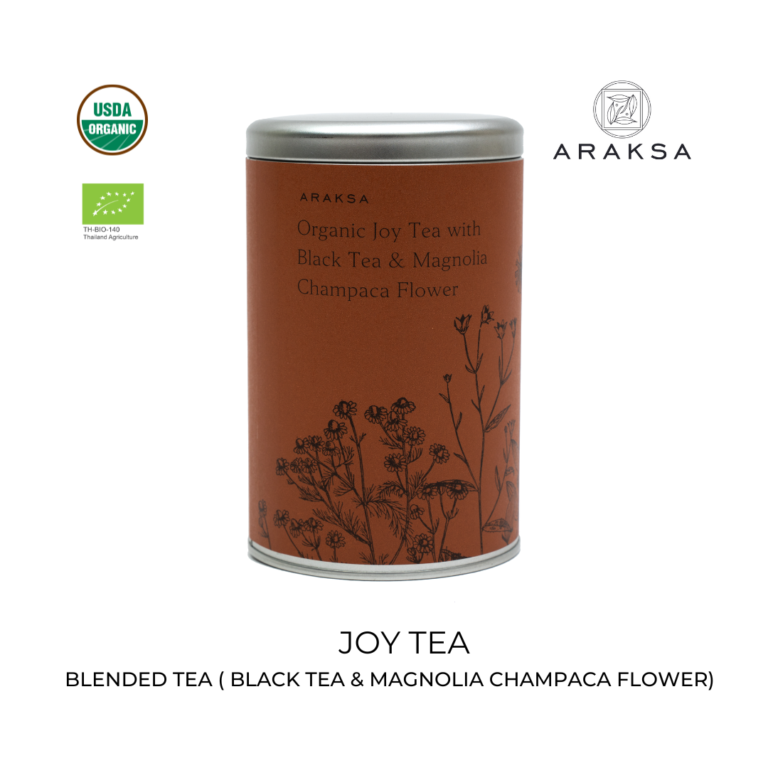 Joy Tea (Black Tea & Magnolia Champaca Flower) ชาดำเเละดอกจำปี