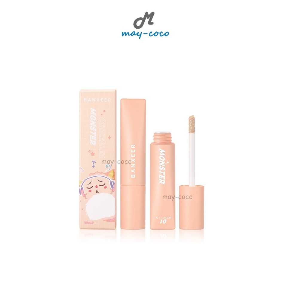 คอนซีลเลอร์ Banxeer Soft & Invisible Monster Concealer แบงเซียร์ ปกปิด กลบใต้ตา กลบสิว รอยดำ รอยแดง