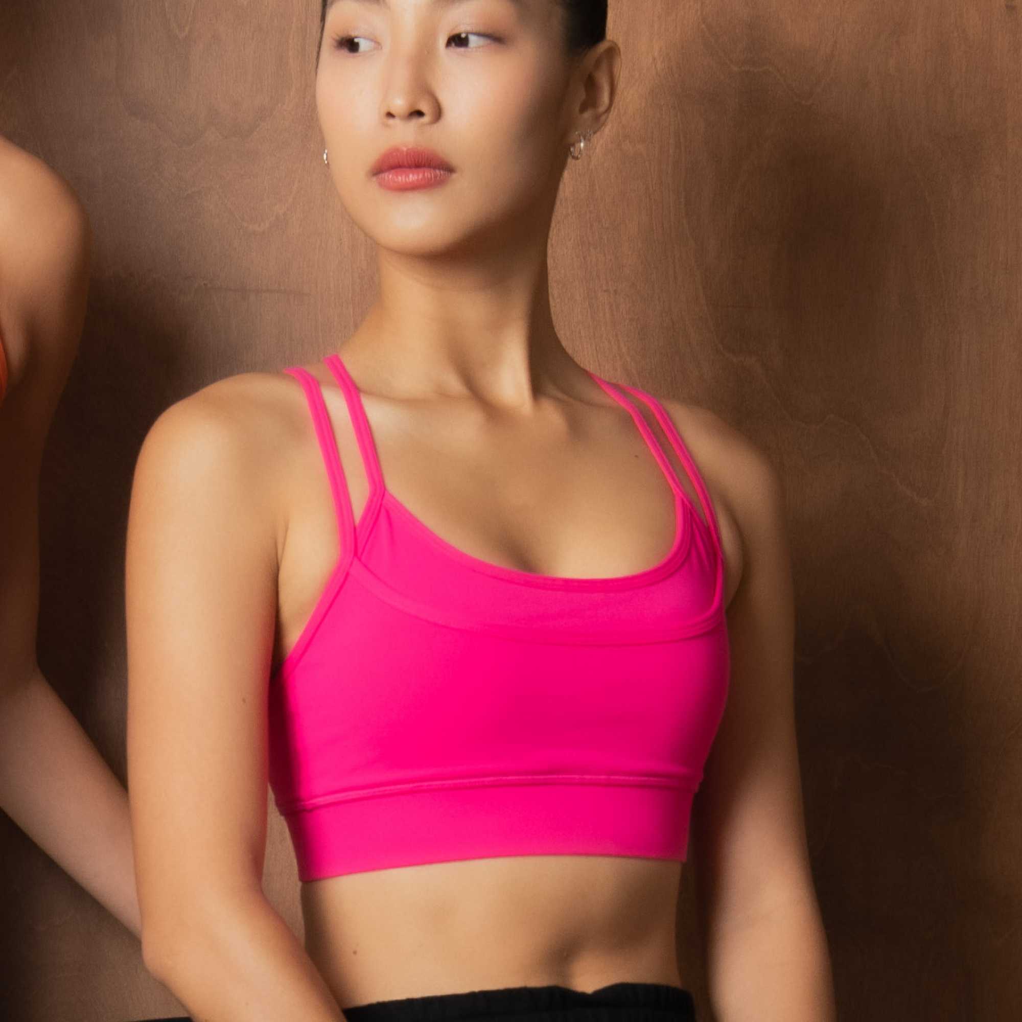 Heat-Up Bra in Shocking Pink