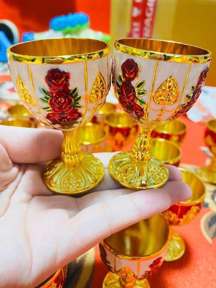 แก้วใส่น้ำบูชาพระพิฆเนศ