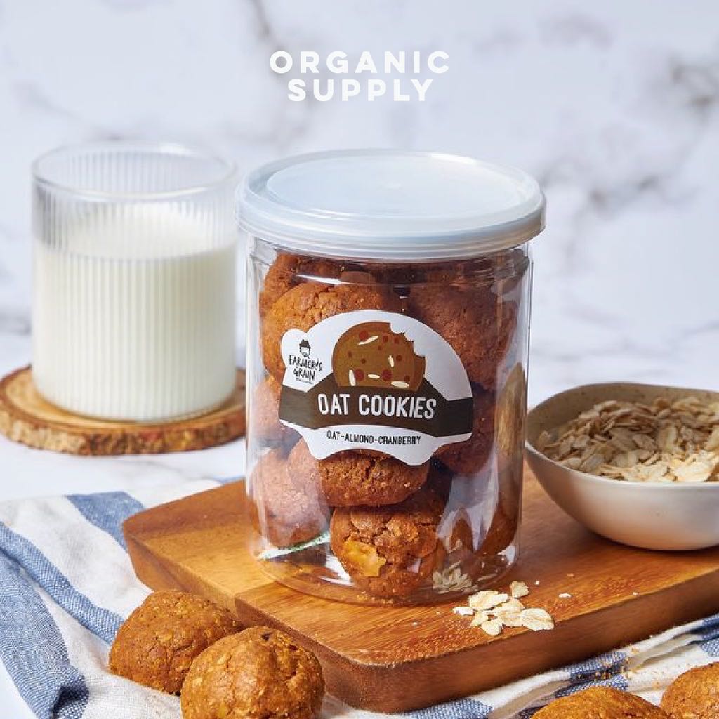 Farmer's grain Oat Cookie  ฟาร์มเมอร์เกรนโอ๊ตคุกกี้แครนเบอร์รี่  250 กรัม