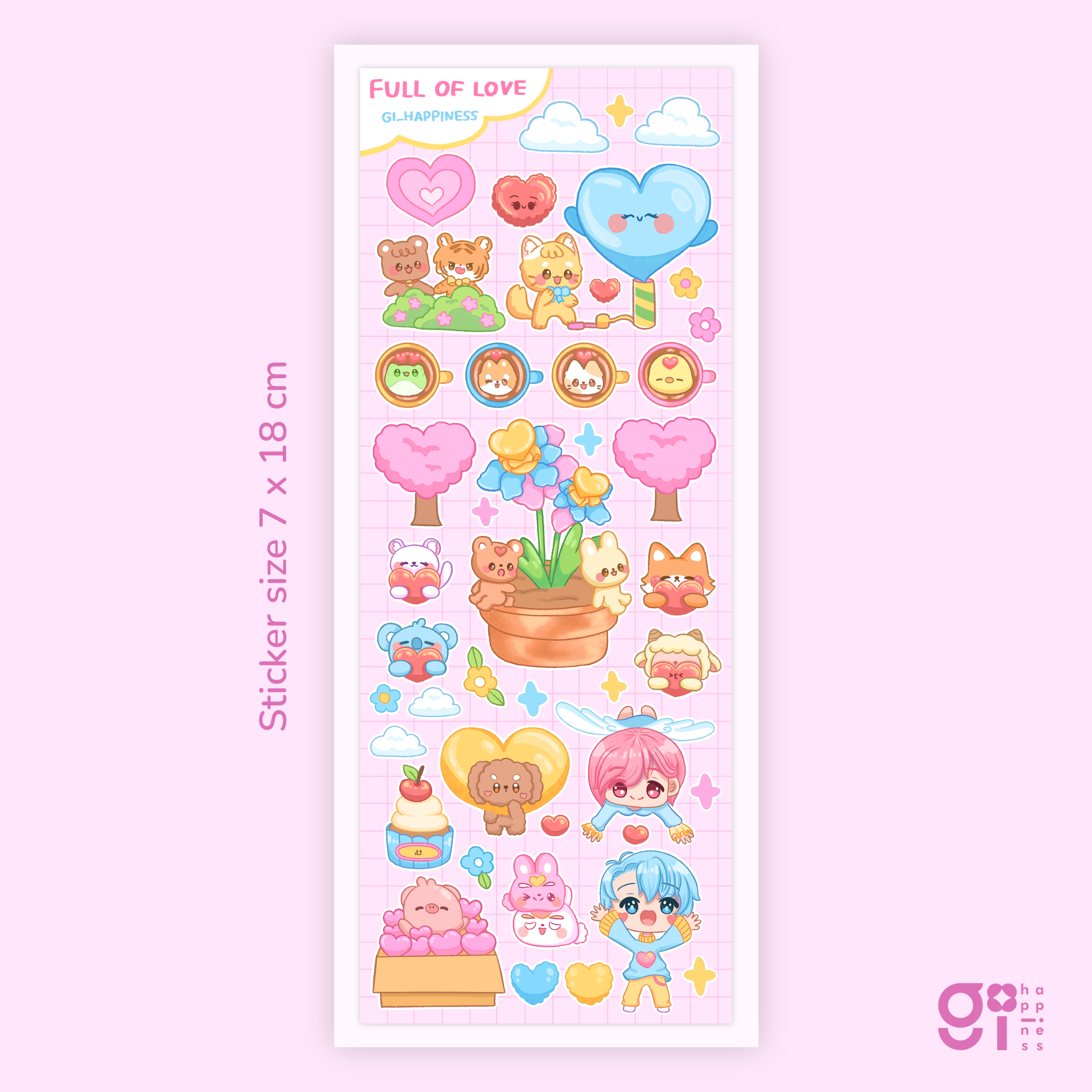 Full of love sticker 