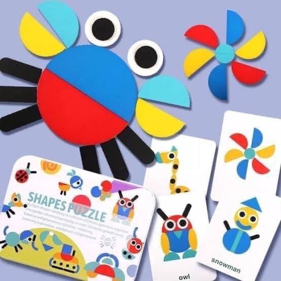 Shape puzzle แผ่นไม้ต่ออัจฉริยะ